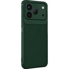 Negok Newface Tecno Spark 50 4g Auto Focus Karbon Kapak - Yeşil