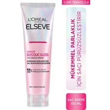 Elseve Glycolic Gloss Mükemmel Parlaklık Için Pürüzsüzleştirici Saç Kremi 150ML