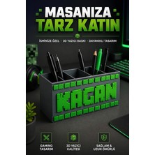 Dıymax Isme Özel Minecraft Temalı Kalem Kutusu - Kişiselleştirilmiş Okul Kalemliği