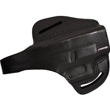 Rigor Universe Glock 26 27 33 Uyumlu Deri Pancake Owb Tabanca Kılıfı Siyah Sağ El