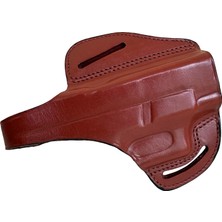 Rigor Universe Glock 26 27 33 Uyumlu Deri Pancake Owb Tabanca Kılıfı Kahverengi Sağ El