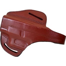 Rigor Universe Glock 26 27 33 Uyumlu Deri Pancake Owb Tabanca Kılıfı Kahverengi Sol El