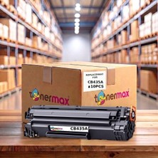 tonermax Hp Laserjet P1008 Muadil Toner Çipli CB435A 10'lu 1.500 Sayfa