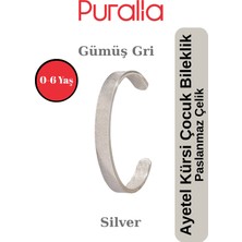 Puralia Ayetel Kürsi Çocuk Bileklik Gümüş (0-6 Yaş)