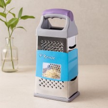 Just Cheap Store 9 Inç Çelik Rende - Plastik Saplı, Silikon Taban