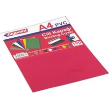 Bigpoint BP688-25 Cilt Kapagi 150 Micron A4 Opak Kirmizi 100LÜ Paket