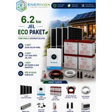 6.2kw Eco Jel Güneş Enerji Sistemi Paketi