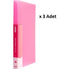 Bigpoint Sıkıştırmalı Dosya A4 Kırmızı x 3 Adet
