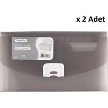 Bigpoint Körüklü Dosya 13 Cepli A5 Dumanlı x 2 Adet