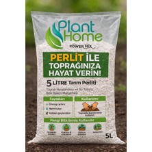 Plant-Home 5 Litre Tarım Perliti | Toprak Havalandırıcı ve Su Tutucu Perlit