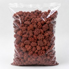 Lotus Botanik Kırmızı Ponza Taşı5 Litre Saksı Bitki Toprağı Karışımı Için Doğal Taş Drenaj Malzemesi