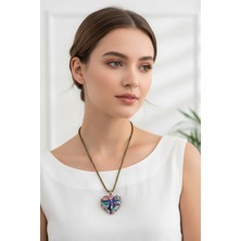 Moda Accessories Mevlana Kalp Figürlü Kolye