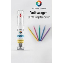COLORGUARD Volkswagen LB7W Tungsten Silver Rötuş Boyası ve 5'li Rötuş Çubuğu Hassas Uygulama Seti