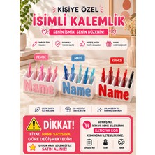 Dual Isme Özel Kalemlik | 3D Baskı Kalem Kutusu | Masaüstü Organizer | Kişiye Özel Hediye