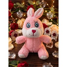 Sevimli Pembe Peluş Tavşan