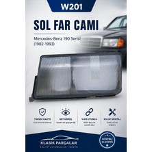 Pek-Pa Mercedes W201 Sol Far Camı Çerçeveli