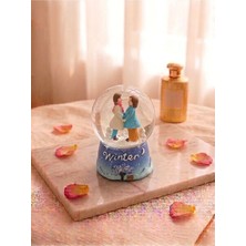 Mini Işıklı Winter Temalı Kar Küresi