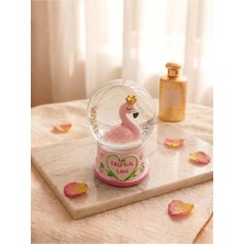 Mini Işıklı Flamingo Kar Küresi