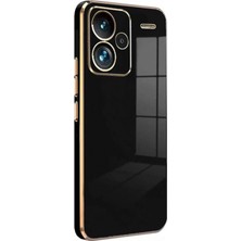 Marsilyan™- Xiaomi Redmi Note 13 Pro Plus Kılıf Volet Silikon - Siyah