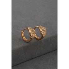 Gold Çelik Küpe