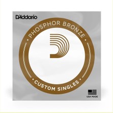 Happy Trend Daddario PB023 Akustik Tek Tel, Paket, (Sol), Phosphor Bronze