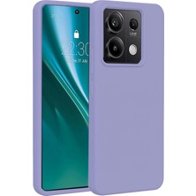 Marsilyan™- Xiaomi Redmi Note 13 Pro 4g Kılıf First Silikon - Lila