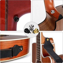 Happy Trend RJSTR01 Gitar Askı Pimi Chrome Krom Guitar Strap Button 2'li Set Askı Demiri