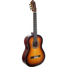 Happy Trend Valencıa VC304ASB Klasik Gitar, Scale 4/4, Antik Sunburst Mat, Kapak