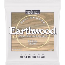 Happy Trend Ernie Ball Extra Light Earthwood Bell Bronz Gitar Telleri Western Gitar 10-50
