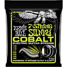 Happy Trend Ernie Ball Normal Slinky Kobalt 7 Telli Elektro Gitar Telleri, Ölçü 10-56