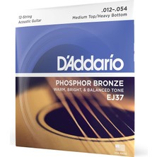 Happy Trend D'addario EJ37 12 Telli Akustik Gitar Teli (12-54)