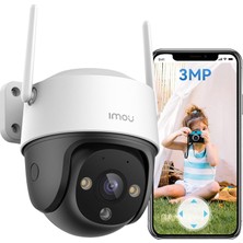 Happy Trend Imou Cruiser Se+ 2k Kamera, Ev Için Dış Mekan Güvenlik Kamerası, Ev Için Wifi Cctv, 360° Kapsama Alanlı Gözetleme, Insan/hareket Algılama, Akıllı Gece Görüşü, IP66, Iki Yönlü Konuşma, Alexa