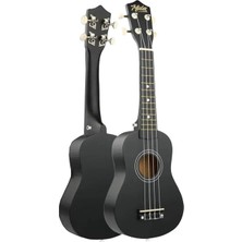Happy Trend Midex UKX-901 Bk Siyah Soprano Ukulele (Askı Çanta Metod Pena)