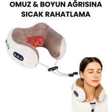 Solezon Auhmara Isıtmalı Boyun Masaj Aleti – Kablosuz 2000MAH Derin Rahatlatıcı Kas Gevşetici