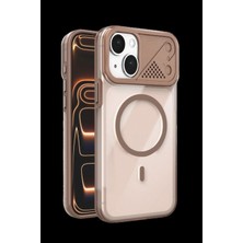 Marsilyan™-  Apple Iphone 14 Zinko Magsafe Kapak - Çöl Titanyum
