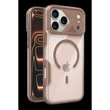 Marsilyan™-  Apple Iphone 17 Pro Zinko Magsafe Kapak - Çöl Titanyum