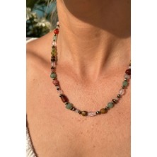 By Song Atelier Karışık Doğaltaş Kolye