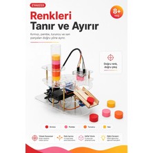 Fuchsia Programlanabilir Renk Ayırıcı Robot Kiti Arduino Uyumlu Robotik ve Stem Eğitim Deney Seti