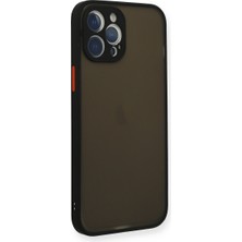 HemenGo BZS7896 iPhone 12 Pro Max Kılıf Montreal Silikon Kapak - Siyah HMNG8632