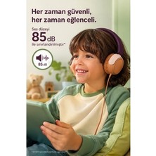 HemenGo BZS7896 Kablolu Kulak Üstü Çocuk Kulaklığı, Macenta Renk Seçeneği HMNG8632