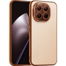 HemenGo BZS7896 Mi 15 Razer Lensli Silikon - Çöl Titanyum HMNG8632