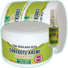 HemenGo BZS7896 Çörek Otu Rahatlatıcı Bakım Kremi 3X200 Ml+30 ml Çörek Otu Yağı ile HMNG8632