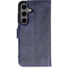 HemenGo BZS7896 Galaxy S24 Kılıf Trend S Plus Kapaklı Kılıf - Lacivert HMNG8632