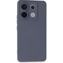 HemenGo BZS7896 Redmi Note 13 Pro 5g Kılıf Nano Içi Kadife Silikon - Gri HMNG8632