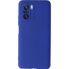 HemenGo BZS7896 Poco F3 Kılıf First Silikon - Lacivert HMNG8632