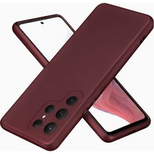 HemenGo BZS7896 Galaxy S25 Ultra Kılıf First Silikon - Bordo HMNG8632