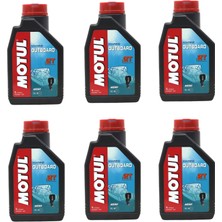 Hızlı Balık Motul Marine Outboard 2t 2 Zamanlı Tekne Motor Yağı 1 Lt 6 Adet