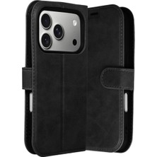 HemenGo BZS7896 iPhone 17 Pro Trend S Plus Kapaklı Kılıf - Siyah HMNG8632