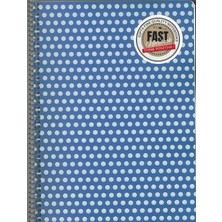 Gıpta Fast Notebook Spiralli Pp. Kapak A4 80YP. Çizgili Defter 8570 - Tekli