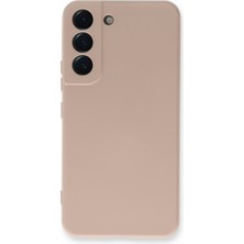 HemenGo BZS7896 Galaxy S23 Kılıf Nano Içi Kadife Silikon - Pudra HMNG8632